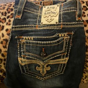 Men’s Rock Revival Straight Leg Jeans